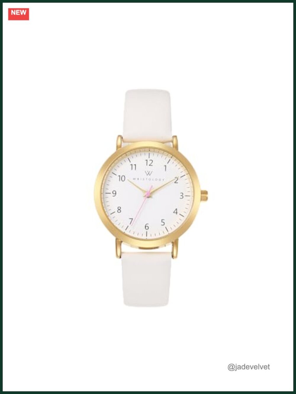 Womens Nurse Watch Genuine Leather Strap Easy Read Analog Second Hand